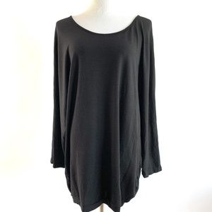 Floryday Women's Top Black Dolman Long Sleeve NWT